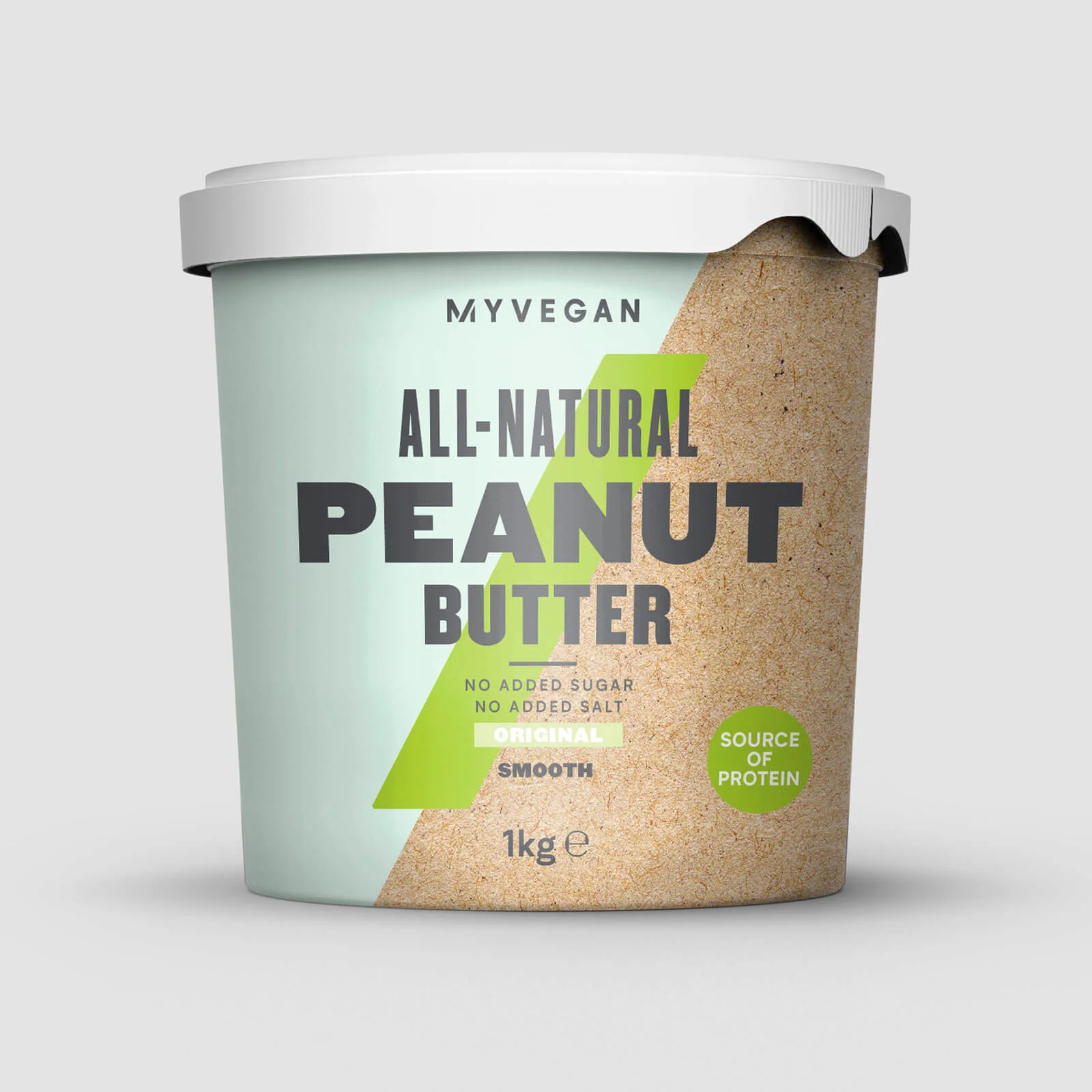 Ekologiškas žemės riešutų sviestas „Organic Peanut Butter“ - 1kg - Švelnus vaizdas 1