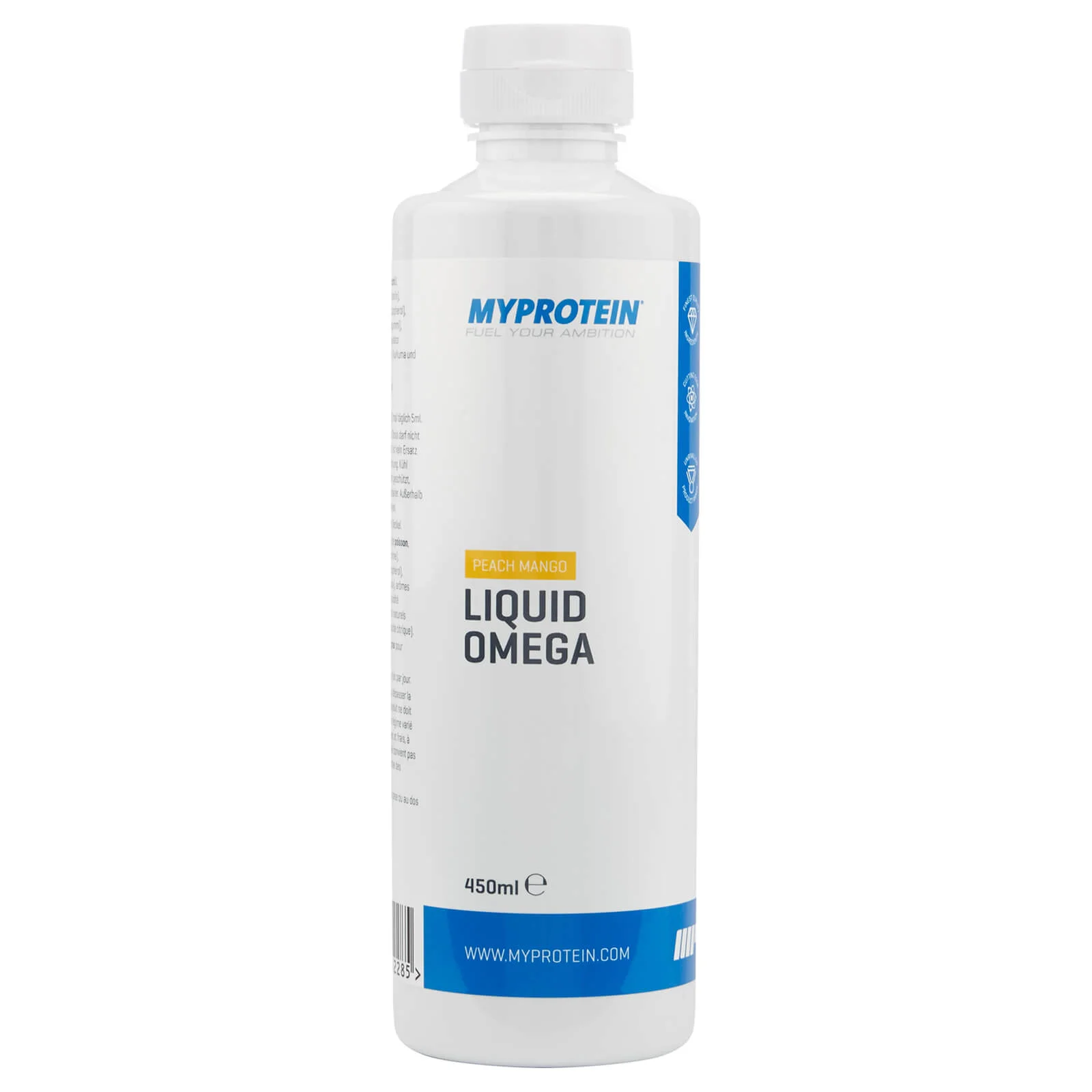 Skystos omega riebalų rūgštys - 450ml - Persikų ir mangų vaizdas 1