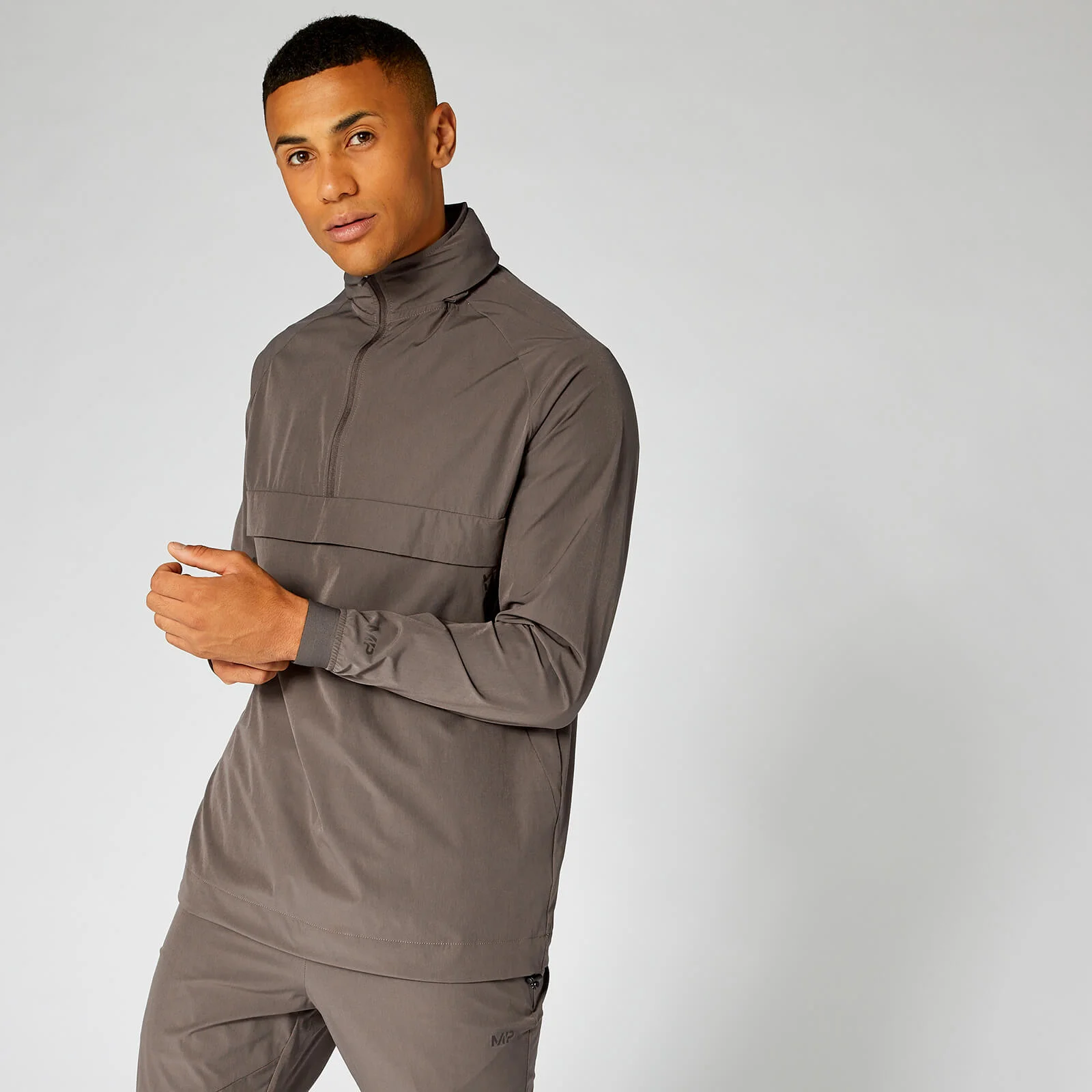 Pace Woven ½ Zip Jacket - Driftwood - XS vaizdas 1