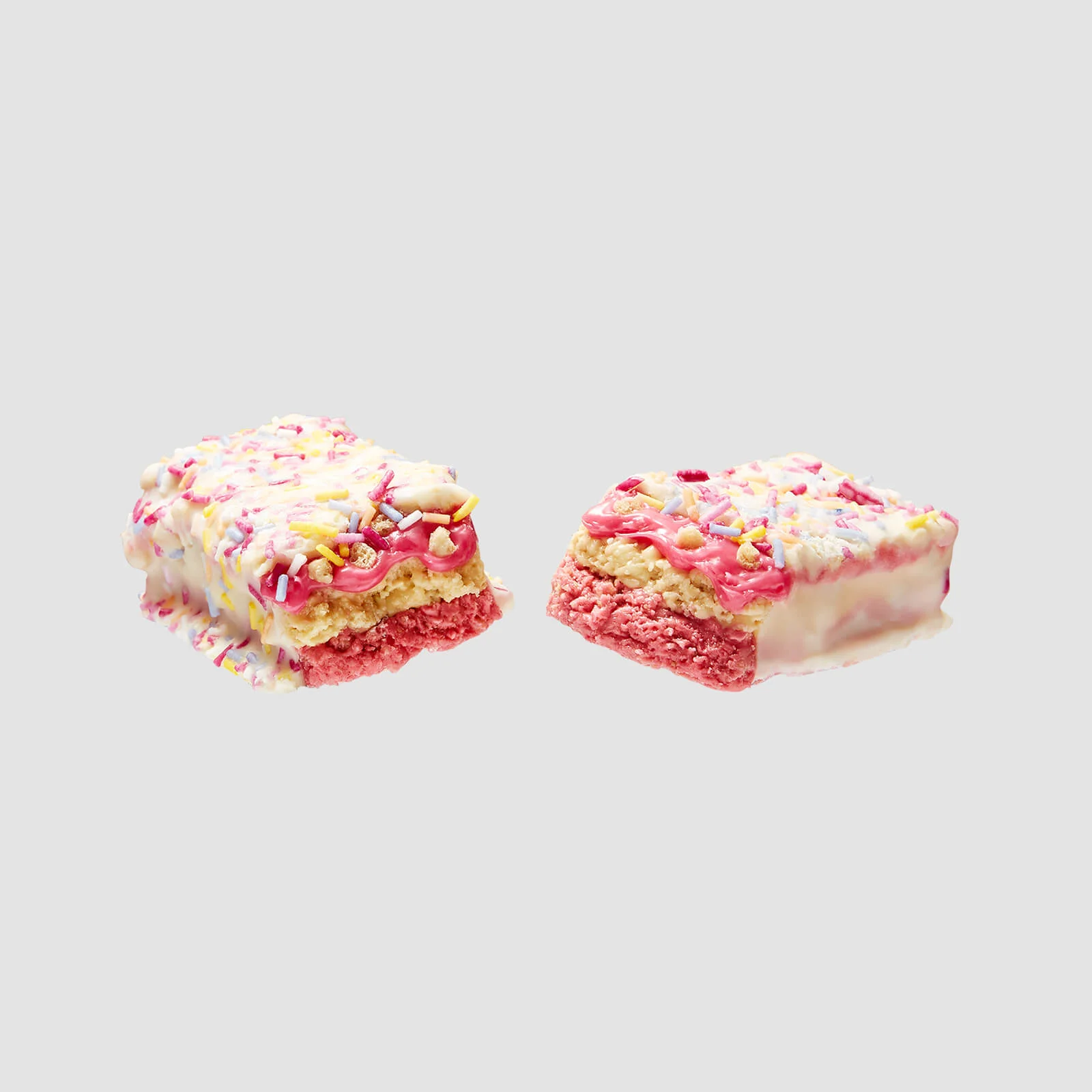 6 sluoksnių baltyminis batonėlis (mėginys) - 70g - Birthday Cake vaizdas 1