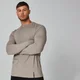 „Luxe“ klasikiniai marškinėliai ilgomis rankovėmis - Pilka