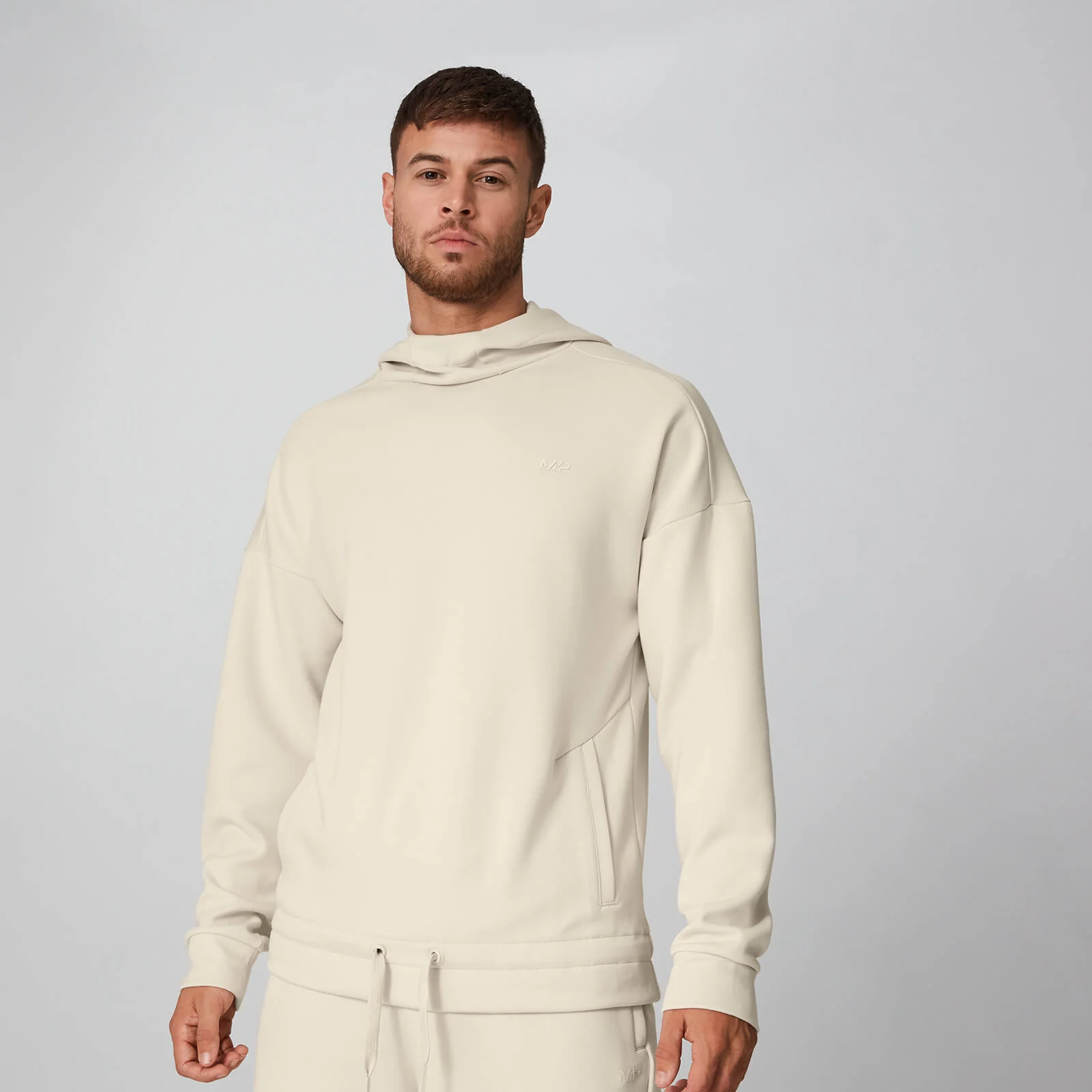 MP Men's Form Pullover Hoodie - Ecru - XS vaizdas 1