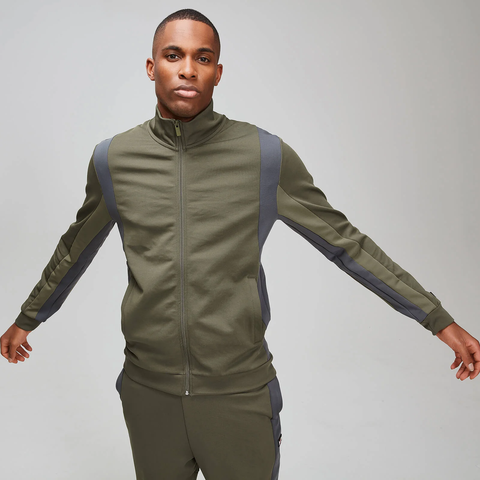 Colourblock Track Jacket - Birch - XS vaizdas 1