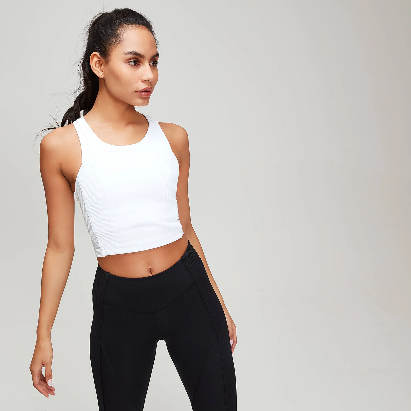 MP Textured Training Women's Vest - White - XS vaizdas 1
