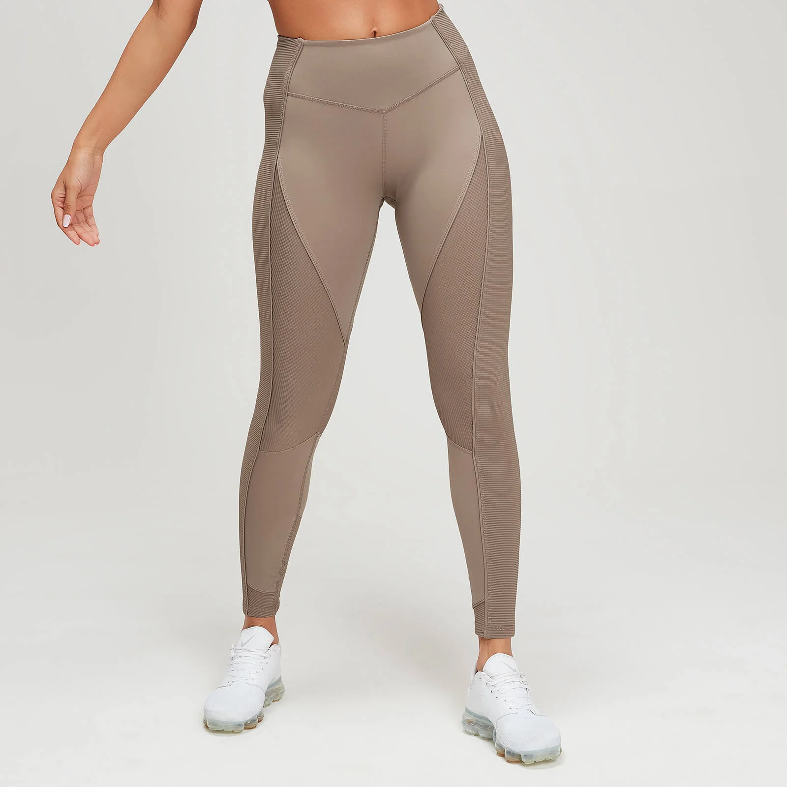 MP Women's Textured Training Leggings - Praline - XS vaizdas 1