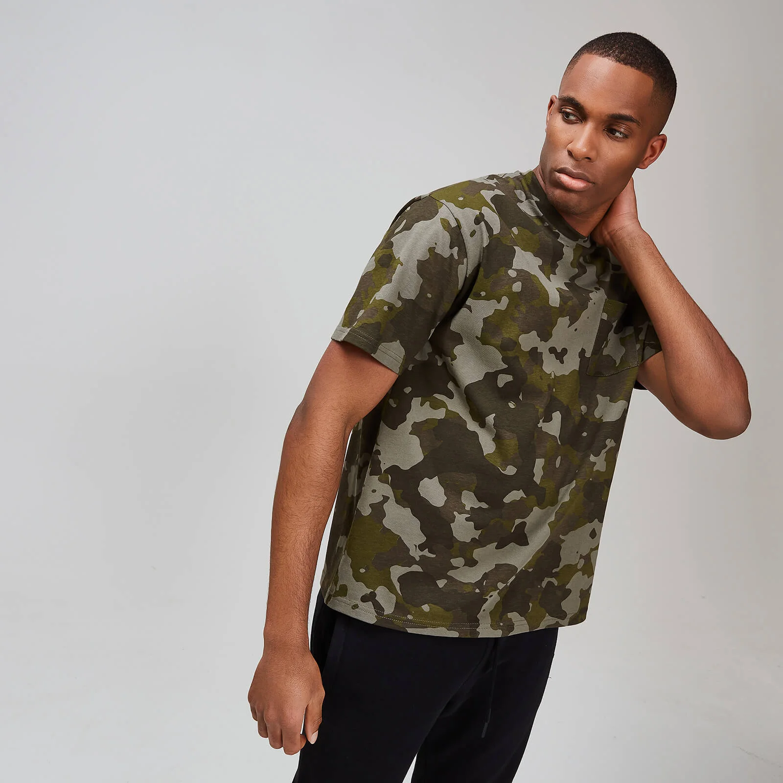 MP Men's Rest Day Pocket Stitch T-Shirt - Camo - XS vaizdas 1