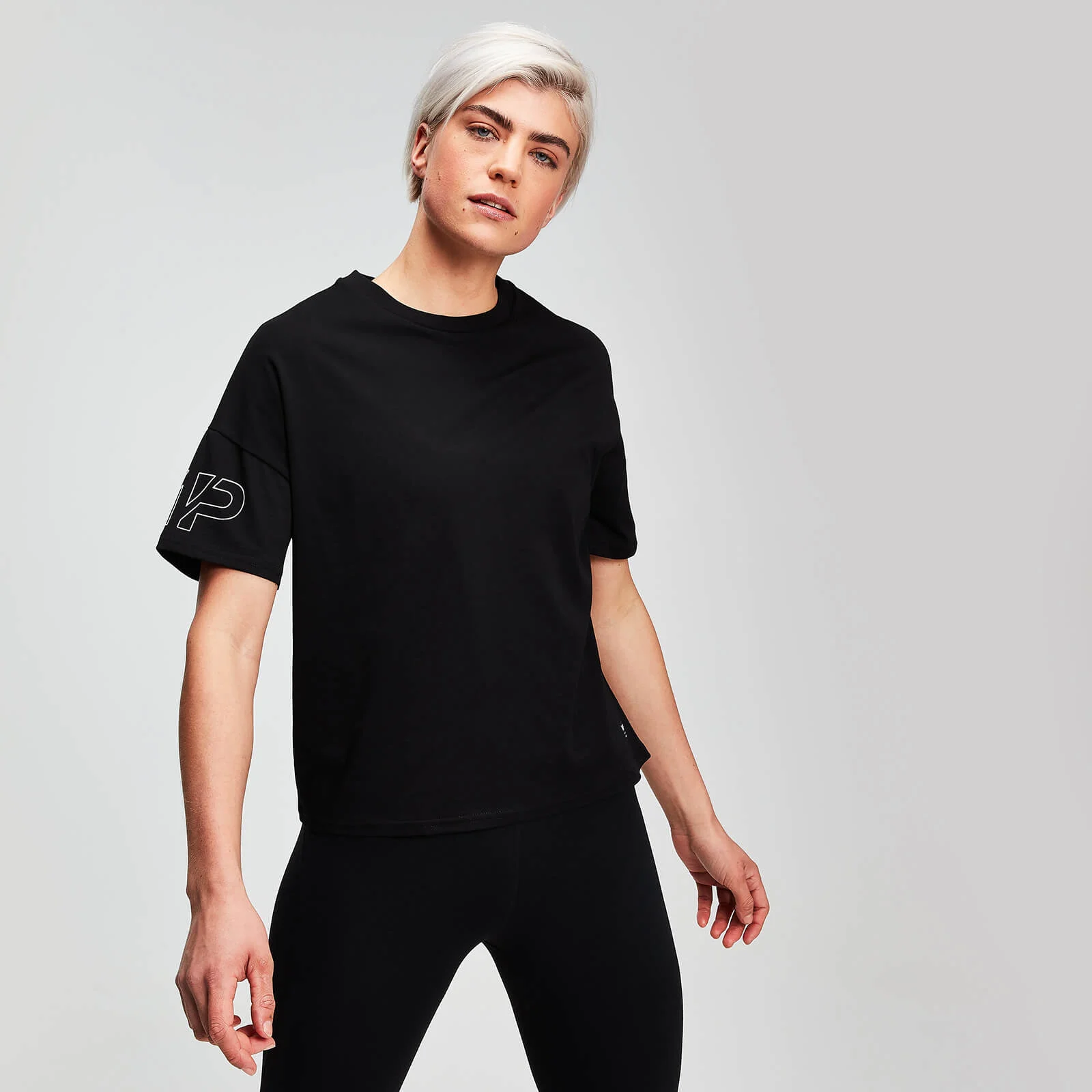 MP Women's Power T-Shirt - Black - XS vaizdas 1