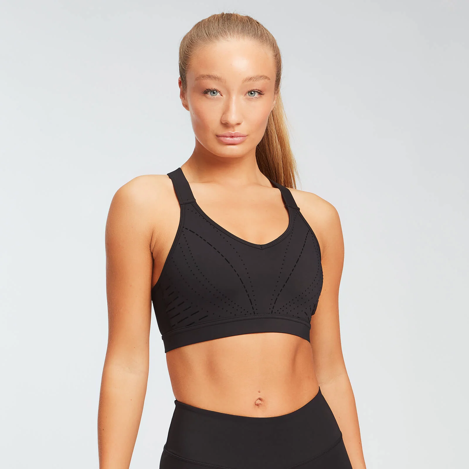 MP moteriška „Geo Print“ liemenėlė - Juoda - XS vaizdas 1