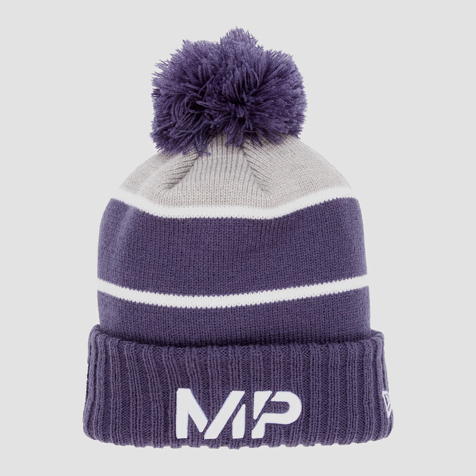 MP New Era Knitted Bobble Hat - Navy/White vaizdas 1