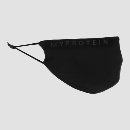 Myprotein veido kaukė su keičiamu filtru - Juoda