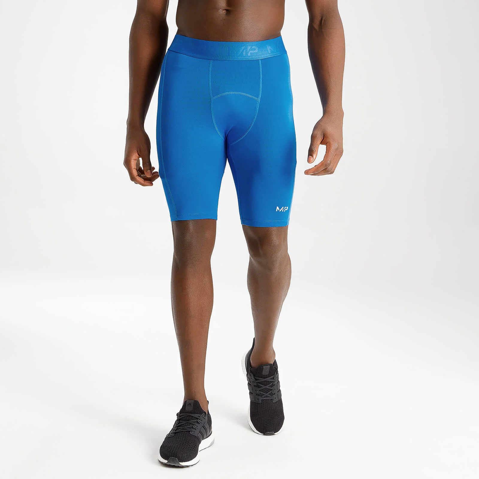 MP Men's Essentials Training Baselayer Short - True Blue - XXS vaizdas 1