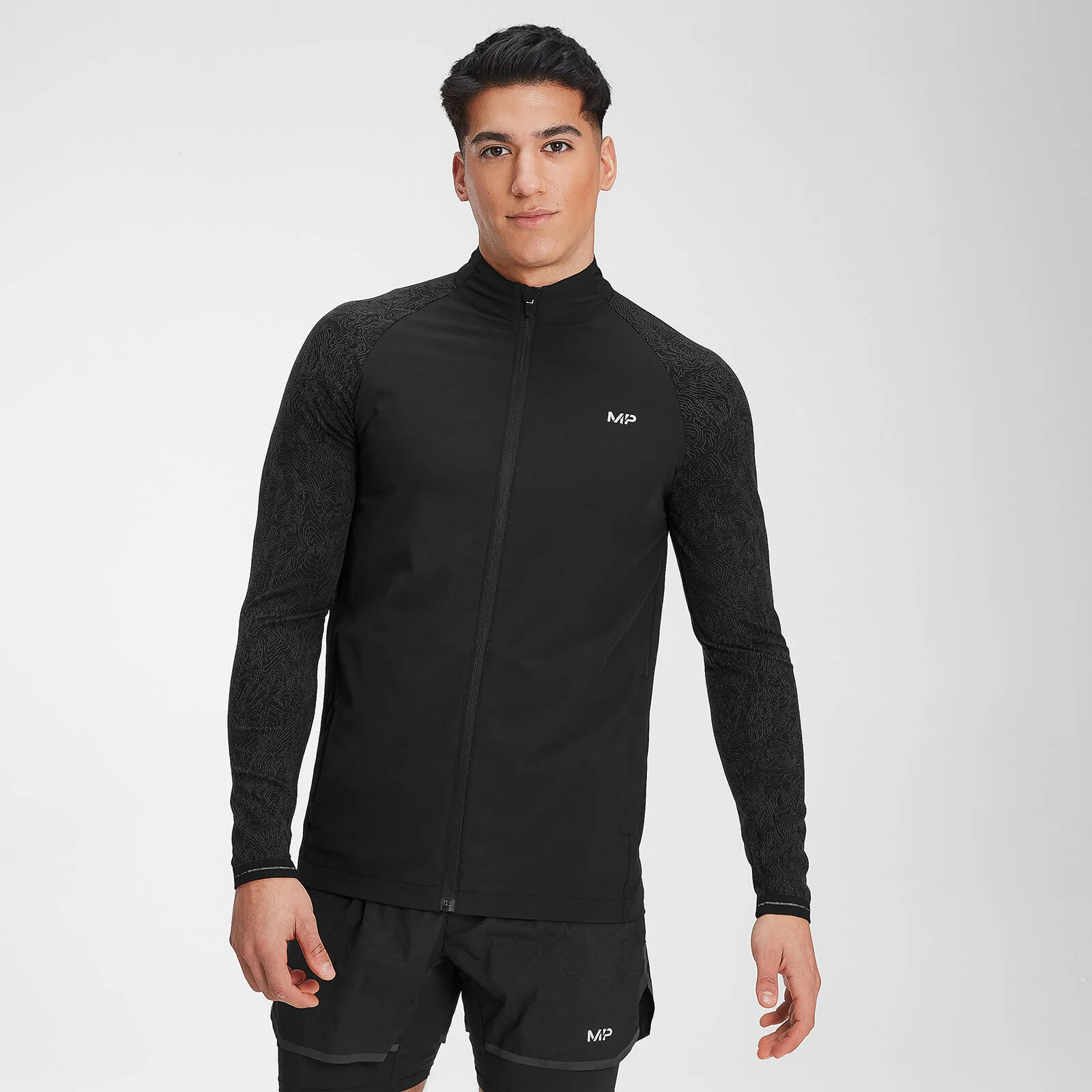 MP Men's Velocity Track Top- Black - XXS vaizdas 1