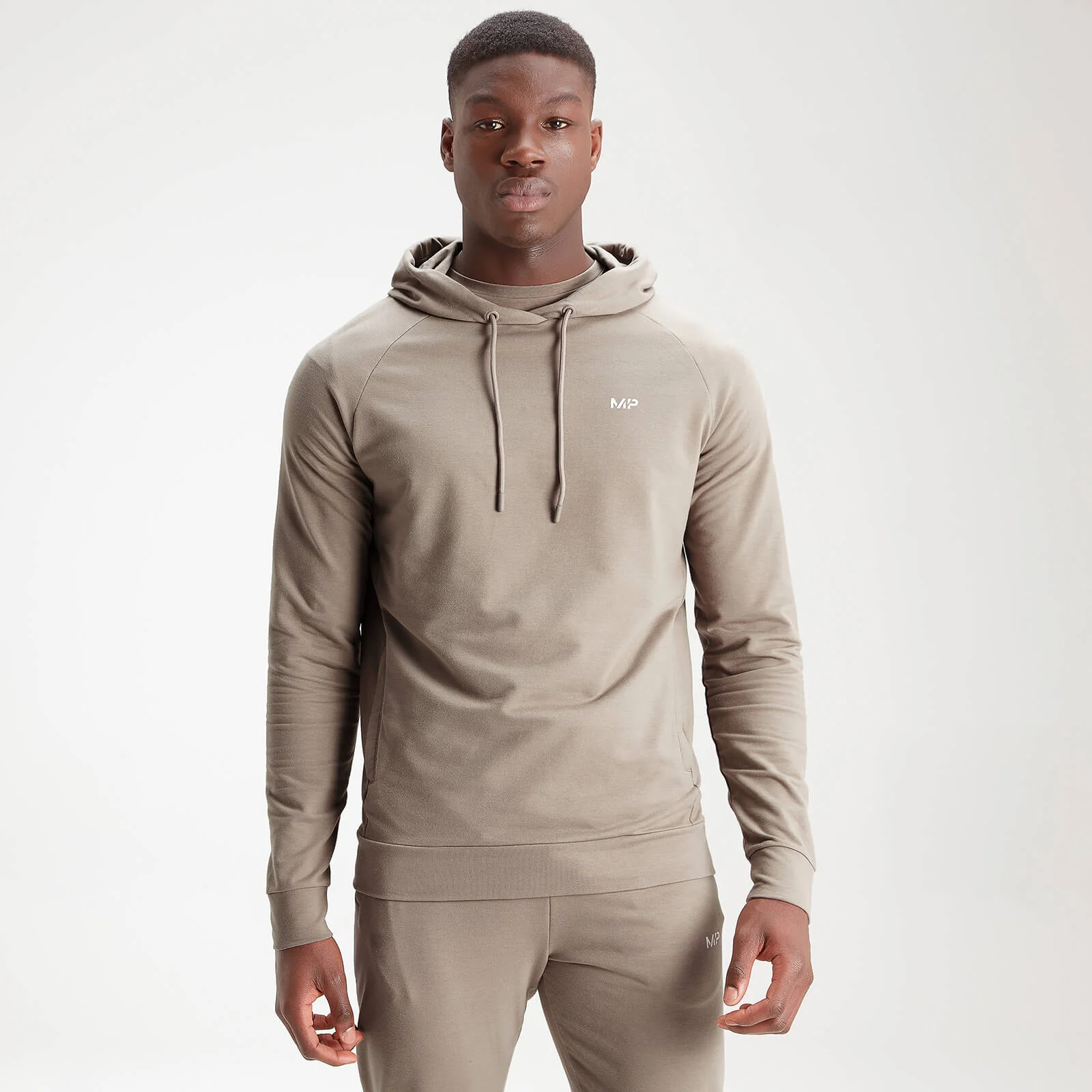 MP Men's Form Pullover Hoodie - Taupe - XXS vaizdas 1