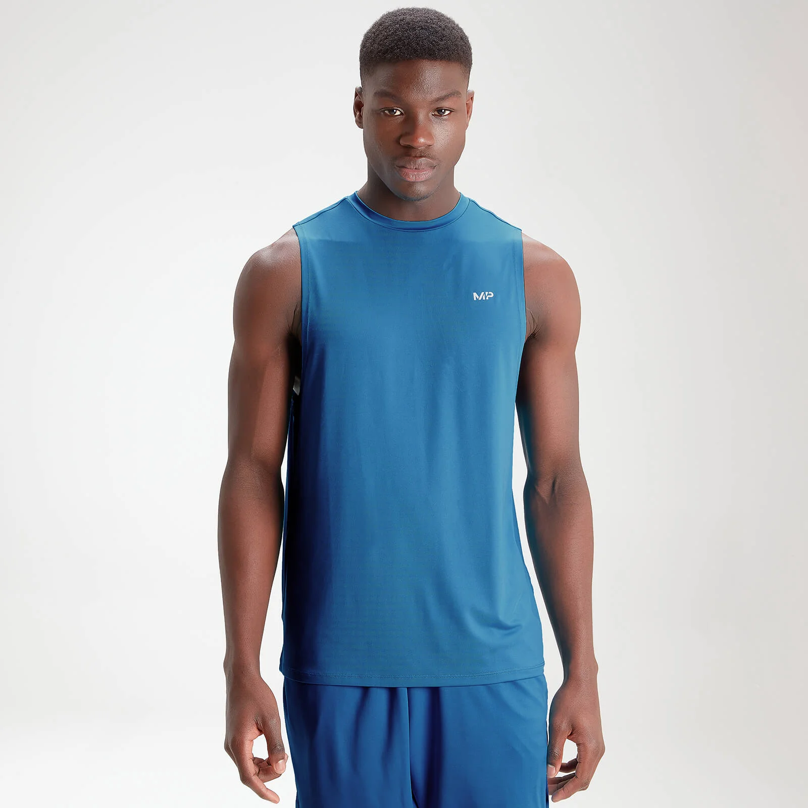MP Men's Essentials Training Tank - Aqua - XXS vaizdas 1
