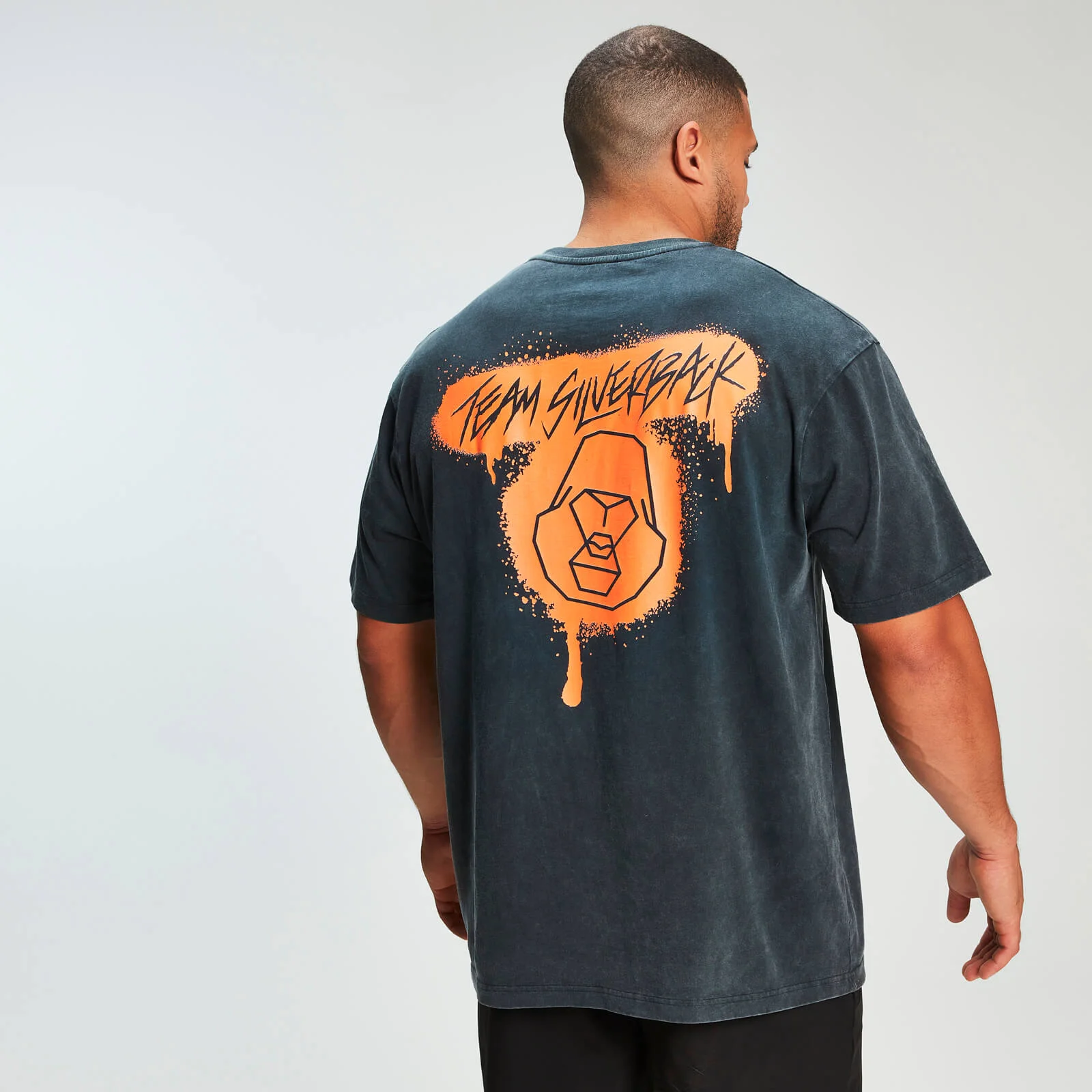 MP x Zack George Acid Wash Oversized Tee - Neon Orange - XS vaizdas 1