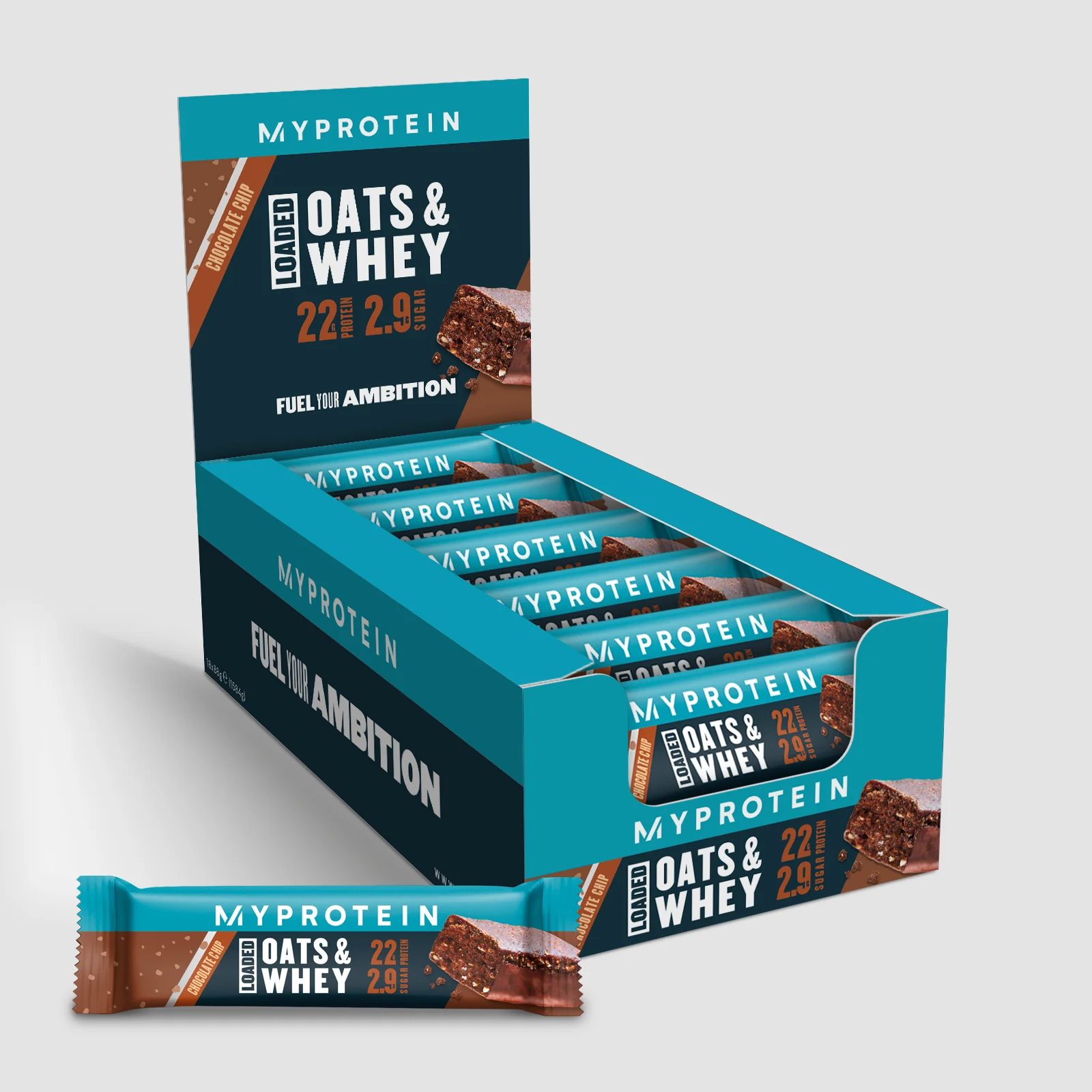 Baltyminis avižų ir išrūgų batonėlis „Oats & Whey Protein Bar“ - Šokoladinių sausainių vaizdas 1