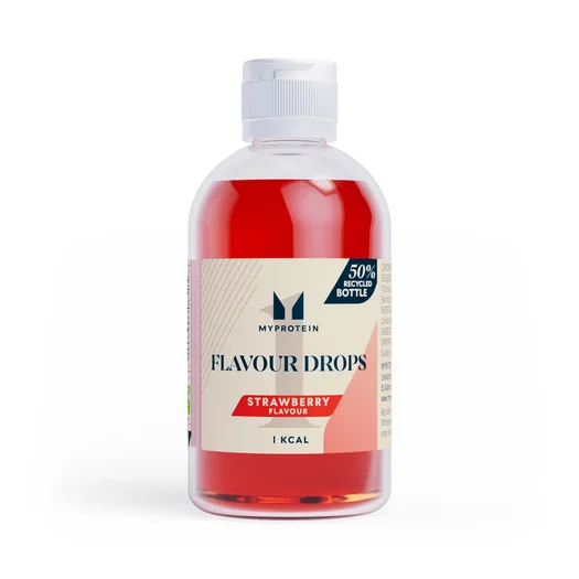 Skonio lašai „FlavDrops™“ - 50ml - Braškių