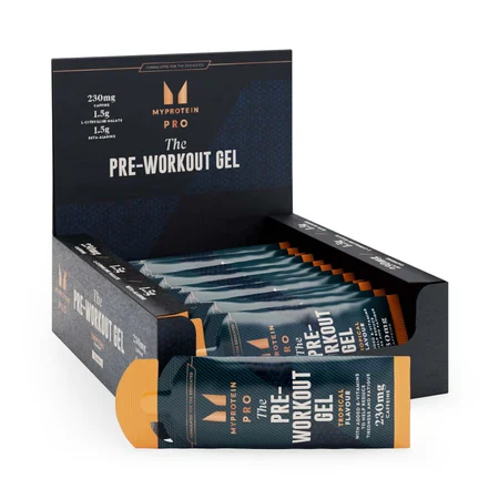 Prieštreniruotinė želė „Pre-Workout Gel“ - 12 x 50g - Tropinio