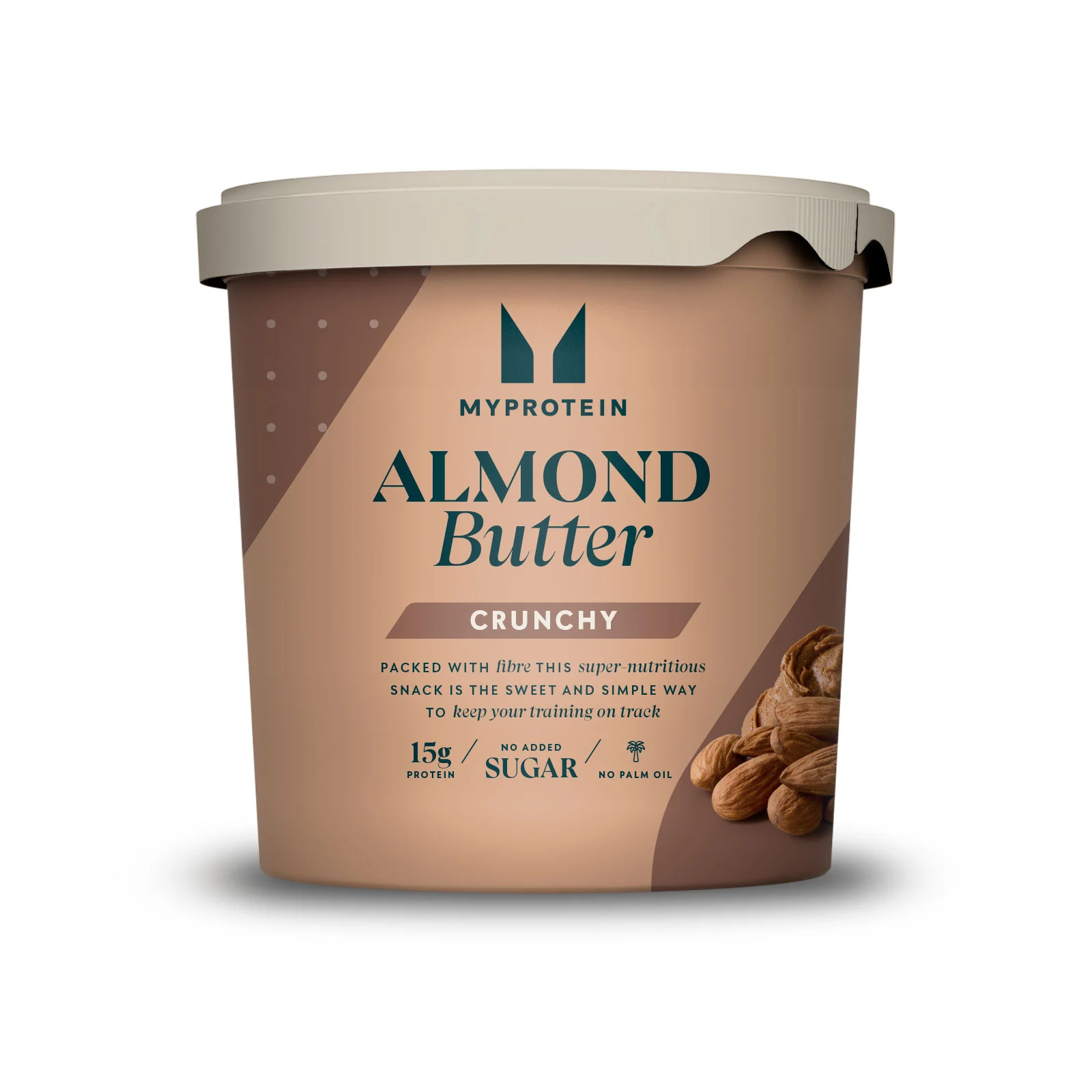 Natūralus migdolų riešutų sviestas „All-Natural Almond Butter“ - 1kg - Orginalaus traškus vaizdas 1