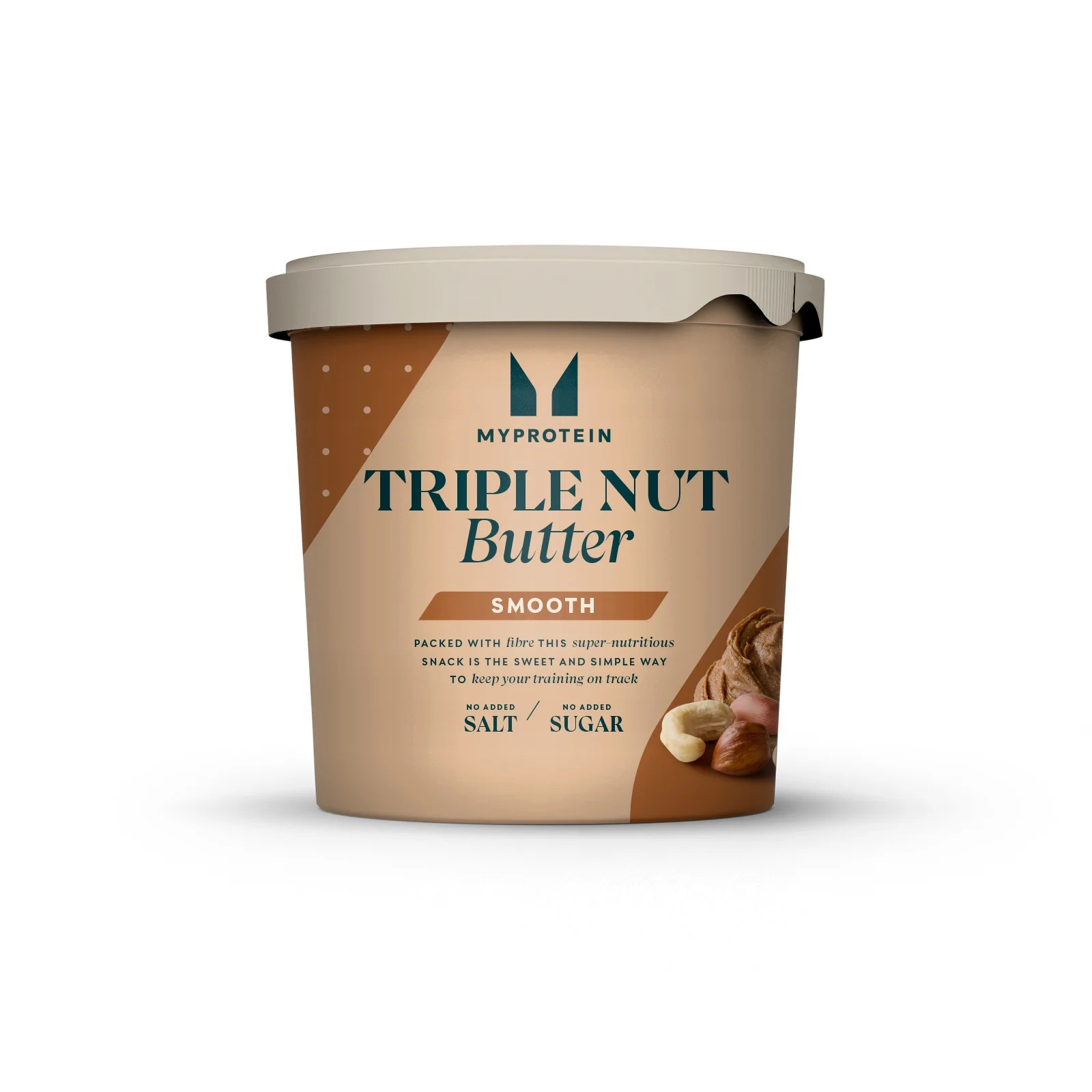 Natūralus užtepas iš trijų riešutų rūšių „All-Natural Triple Nut Butter“ - 1kg vaizdas 1