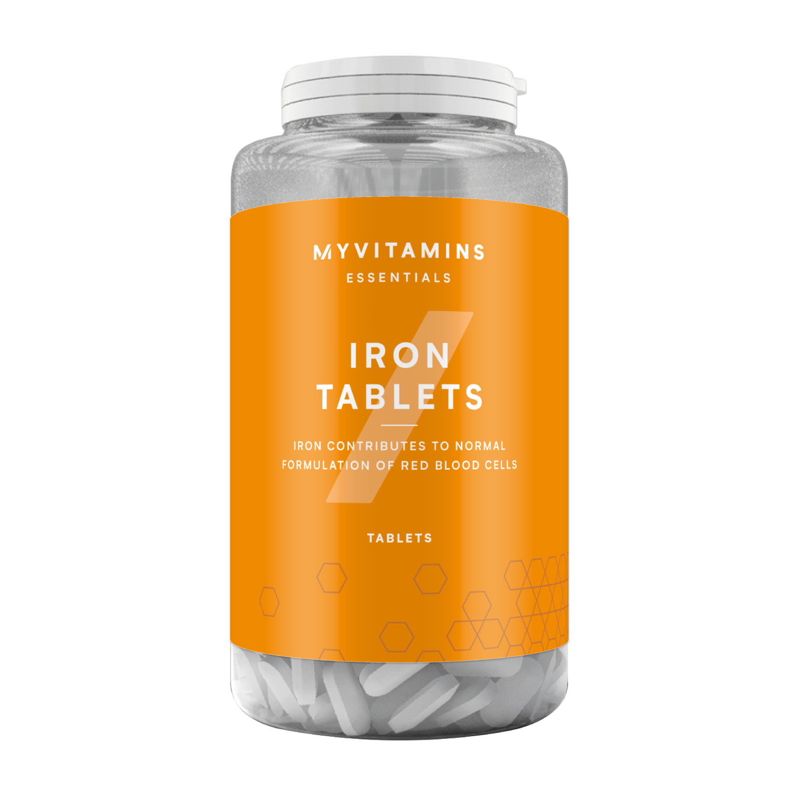 Myvitamins Iron Tablets - 90tabletės vaizdas 1