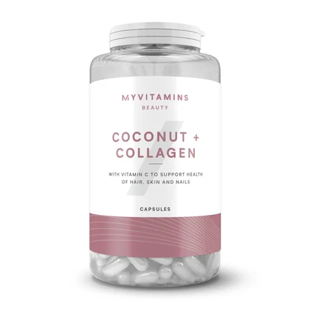 Kokosų ir kolageno kapsulės - 180 CAPSULES - 90servings