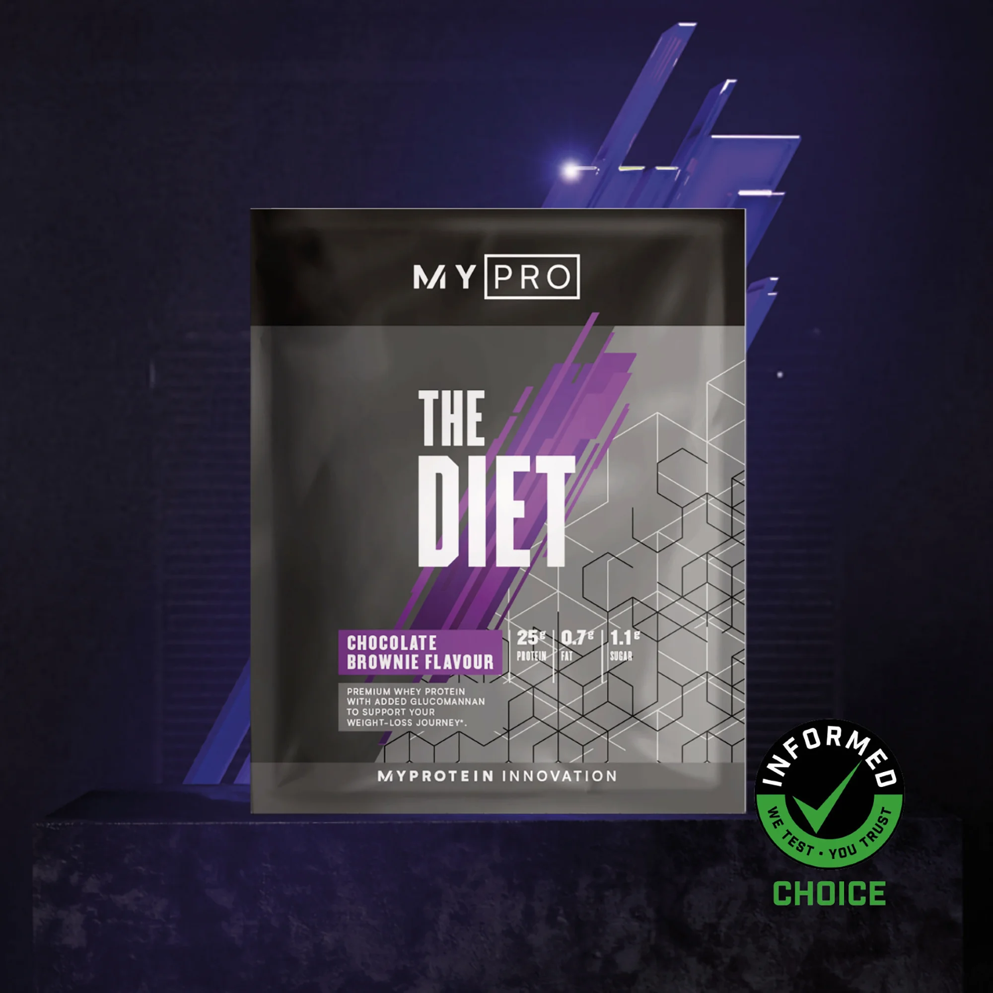 THE Diet (Sample) - 34g - Šokoladinio pyrago vaizdas 1