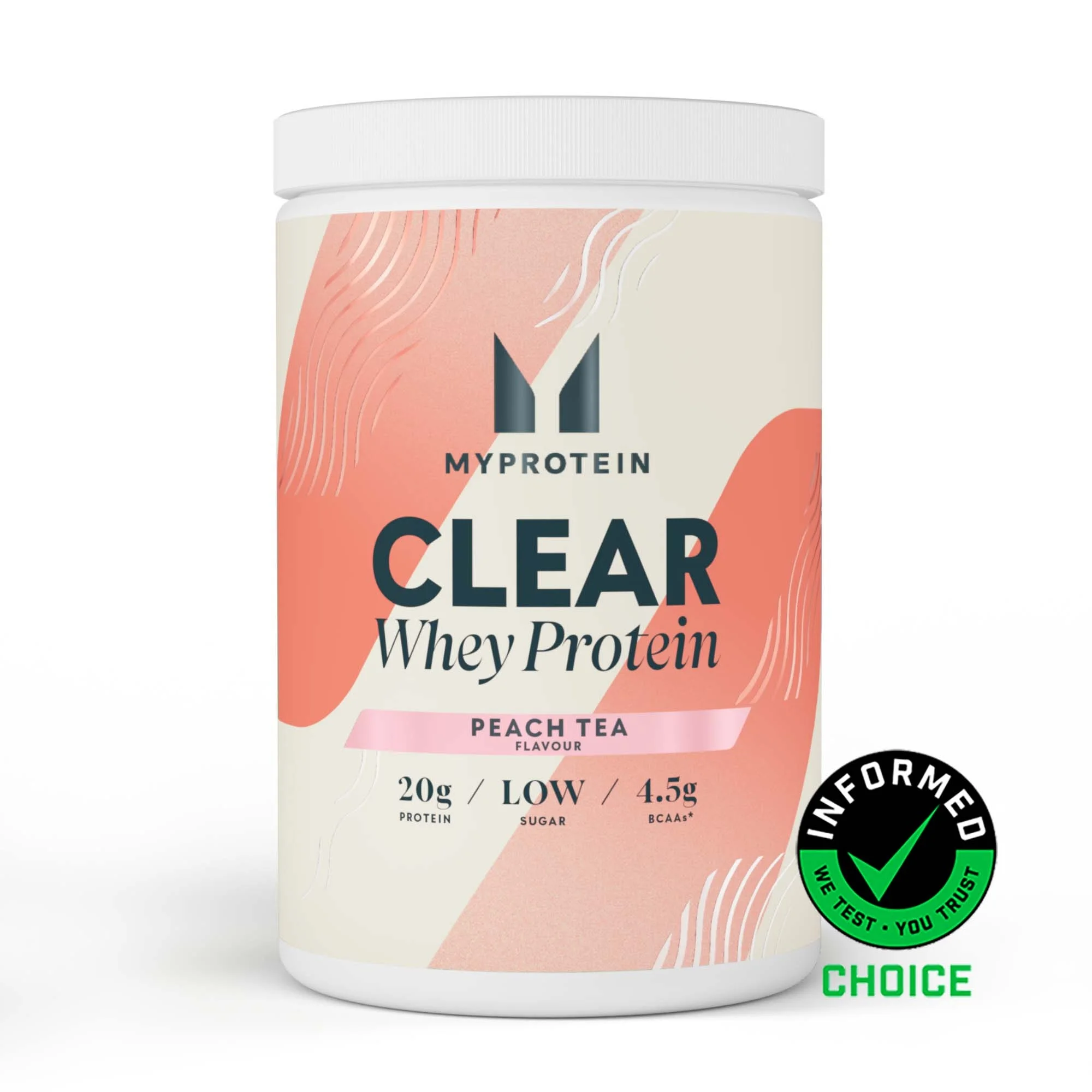 Clear Whey Isolate - 500g - 20Porcijos - Persikų arbatos vaizdas 1