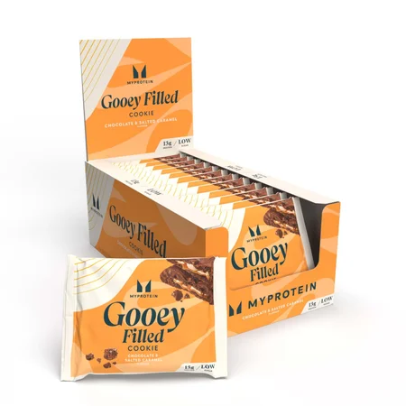 Veganiškas baltyminis sausainis su įdaru