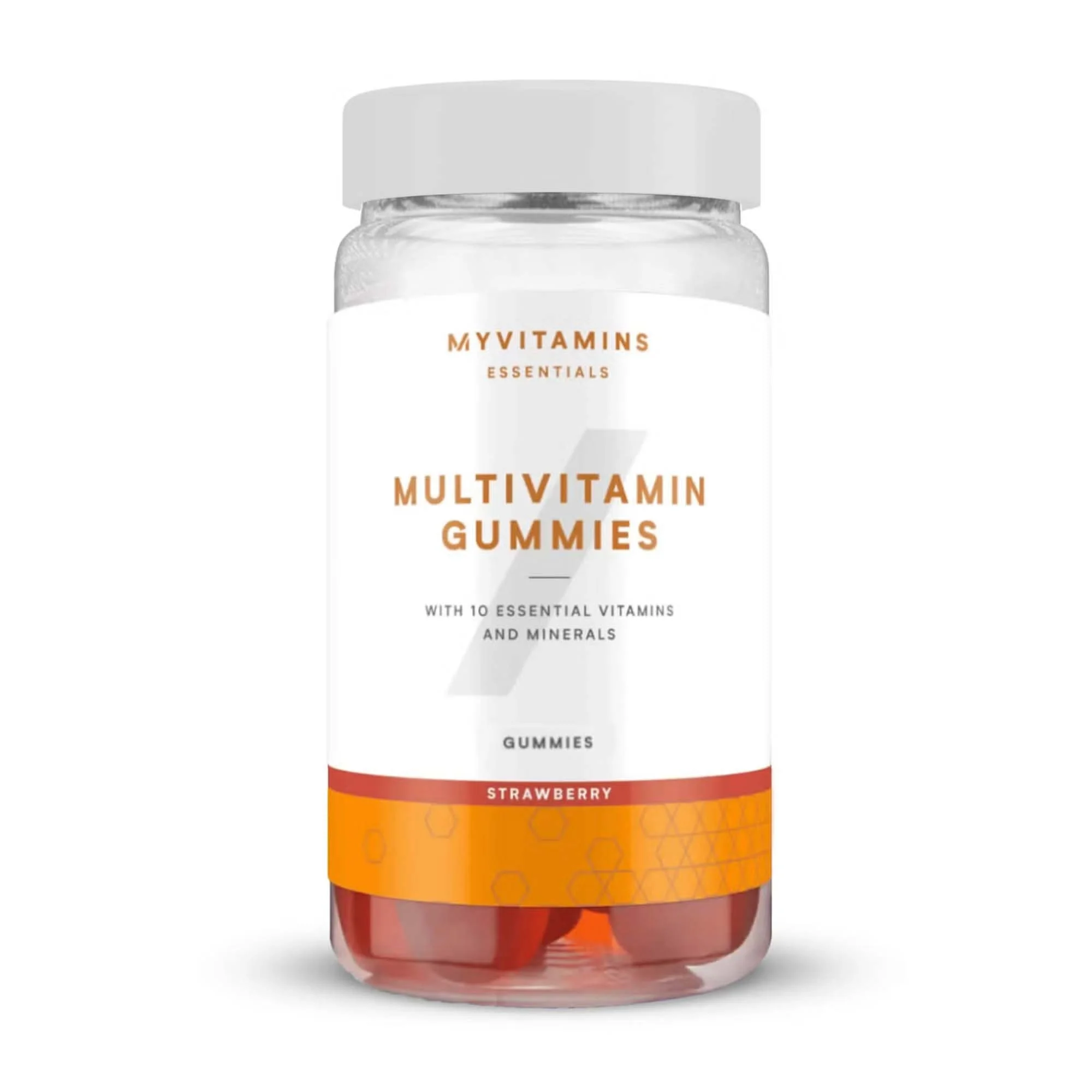 Multivitaminų guminukai - 60gummies - Braškių vaizdas 1