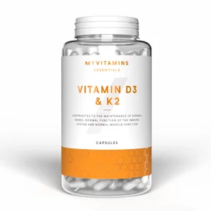 Vitamino D3 ir K2 kapsulės - Amount 90CAPSULES, 90servings
