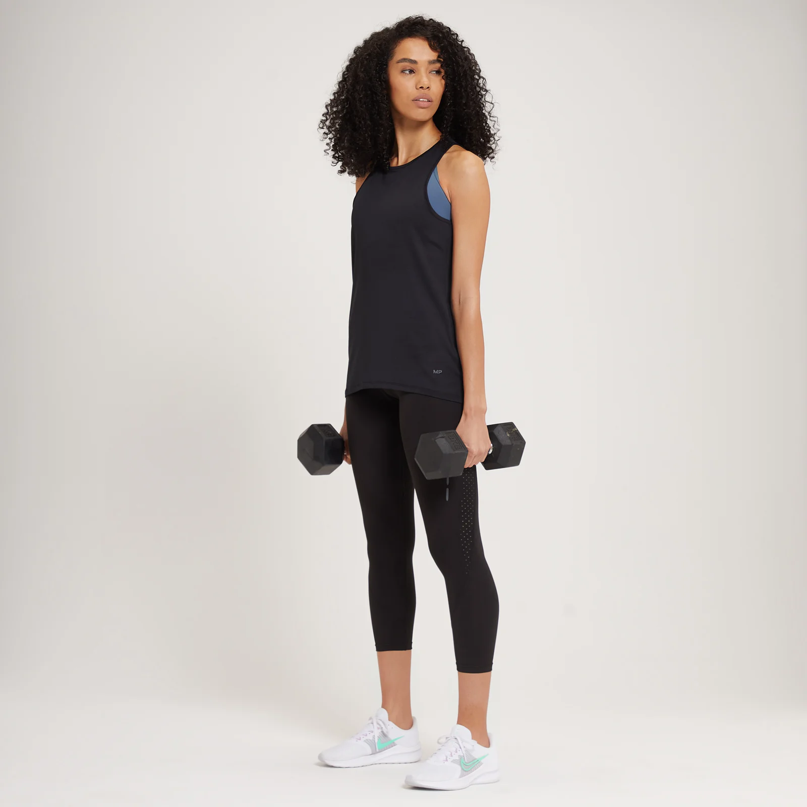 MP moteriški „Power Ultra“ marškinėliai – Juoda - XS vaizdas 1