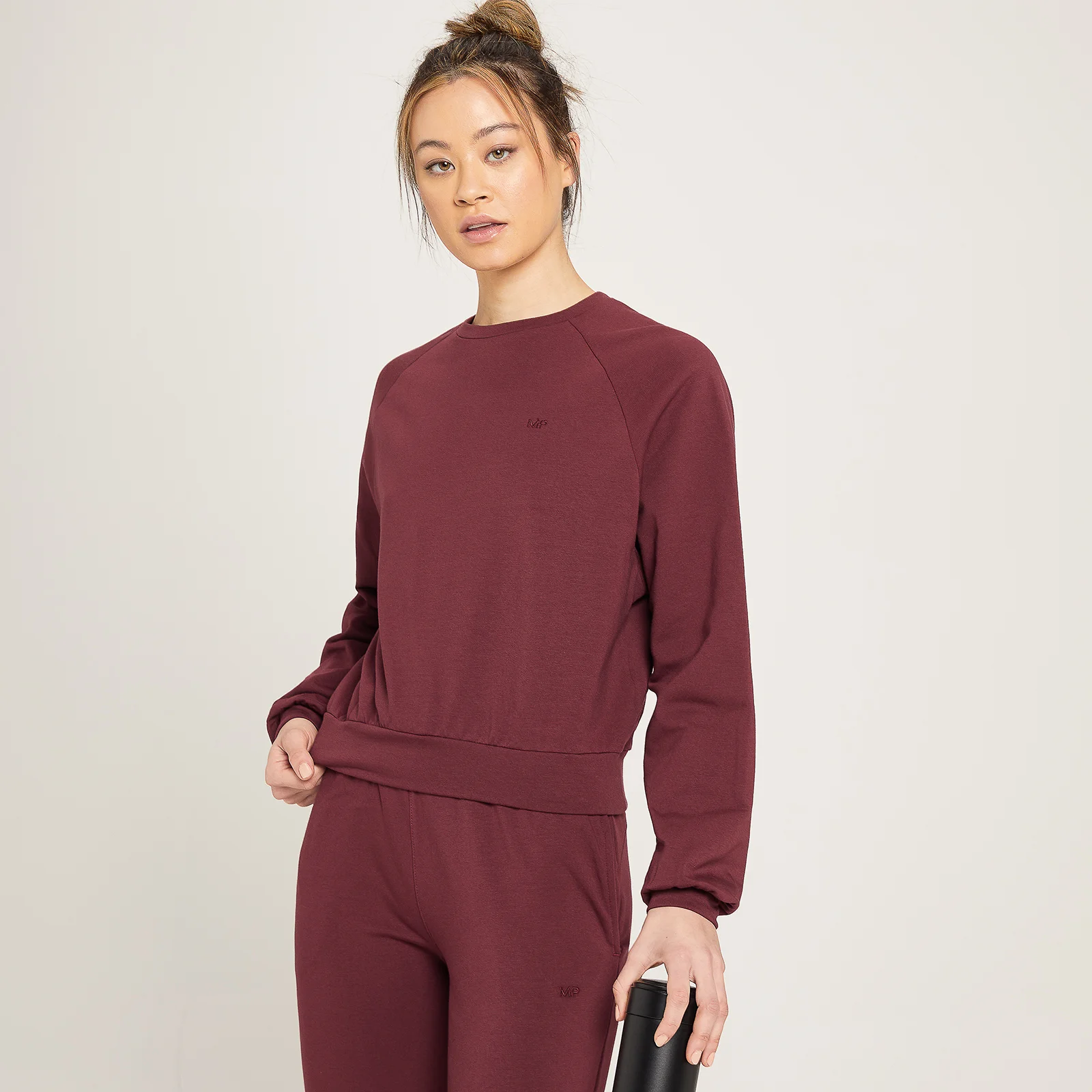 MP Women's Composure Sweatshirt- Washed Oxblood - XXS vaizdas 1