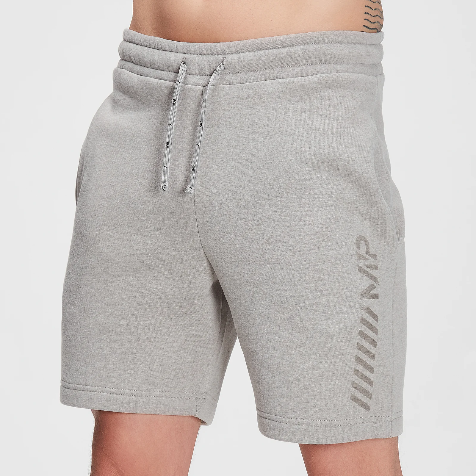 MP Men's Tonal Graphic Sweatshorts – Storm Grey Marl - XXS vaizdas 1