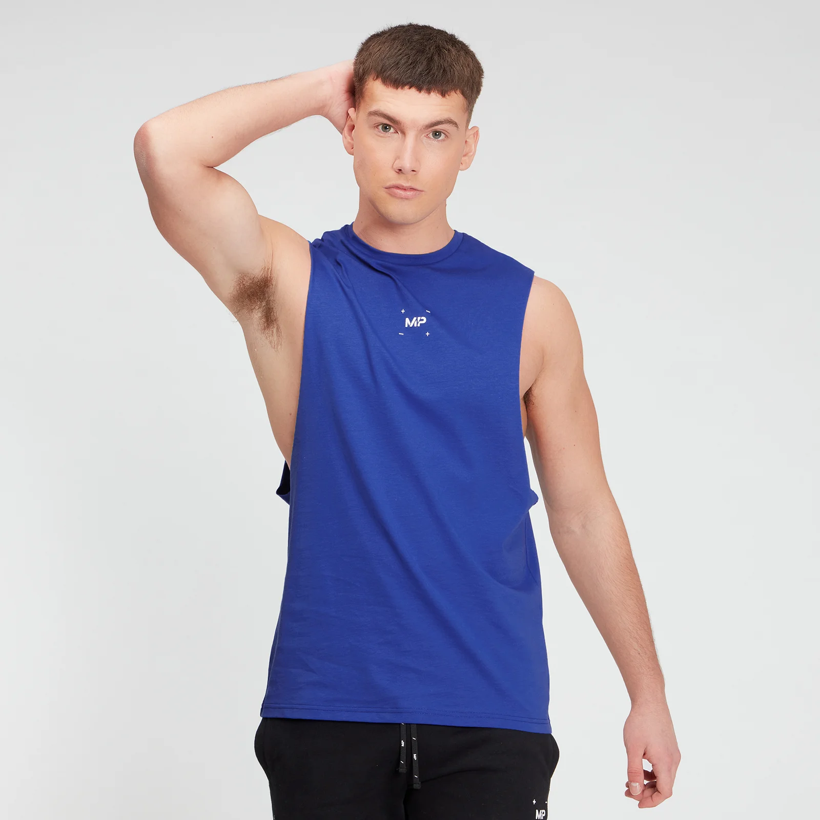 MP Men's Central Graphic Tank - Cobalt - XXS vaizdas 1