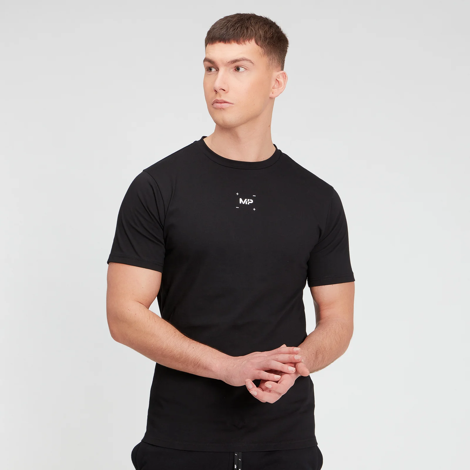 MP Men's Central Graphic Short Sleeve T-Shirt - Black - XXS vaizdas 1