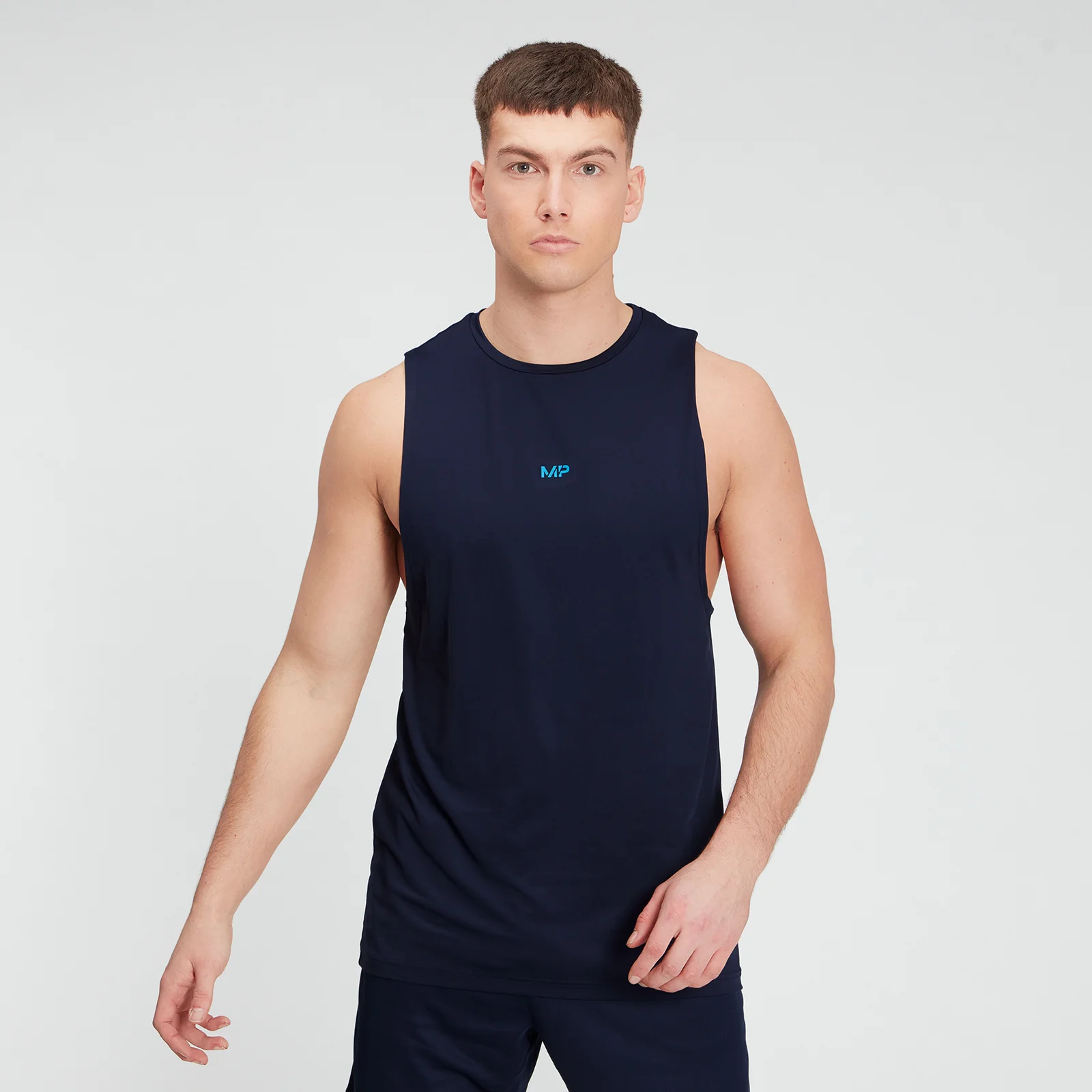 MP Men's Graphic Training Tank - Navy - XXS vaizdas 1