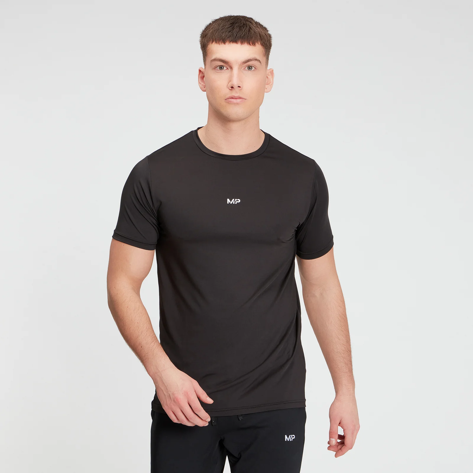MP Men's Graphic Training Short Sleeve T-Shirt - Black - XXS vaizdas 1