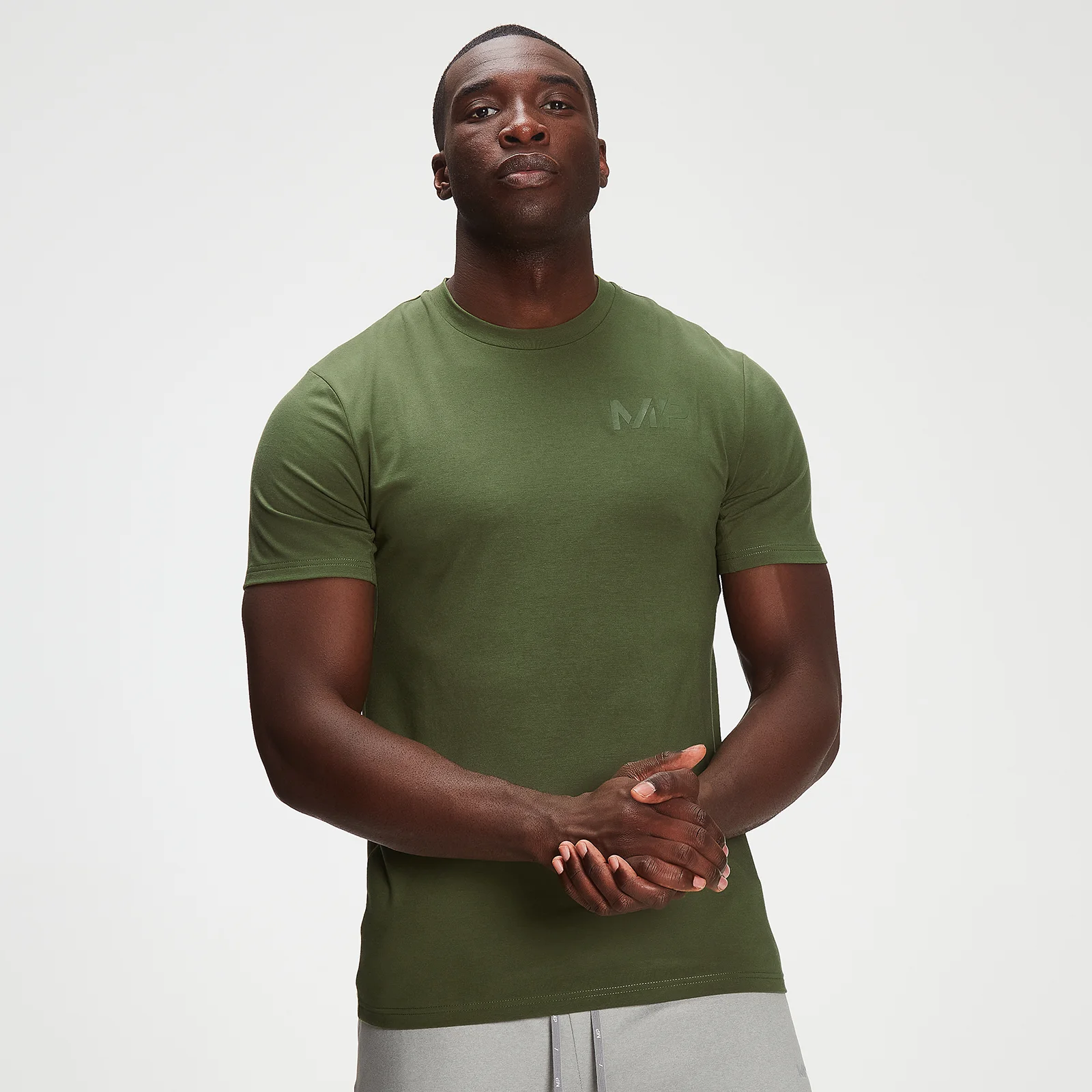 MP Men's Adapt drirelease® Tonal Camo T-shirt- Leaf Green - XXS vaizdas 1
