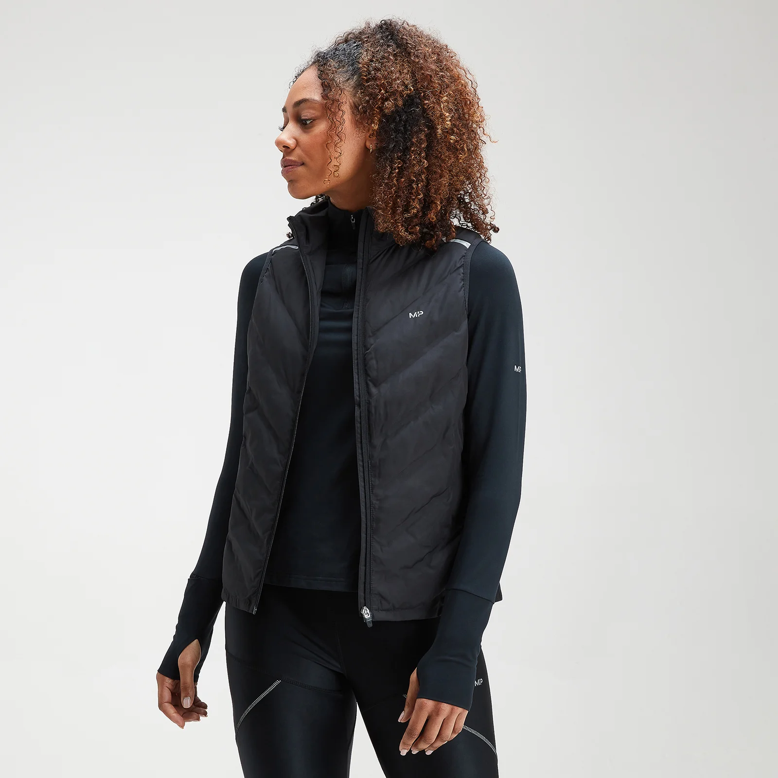MP Women's Velocity Gilet- Black - XXS vaizdas 1