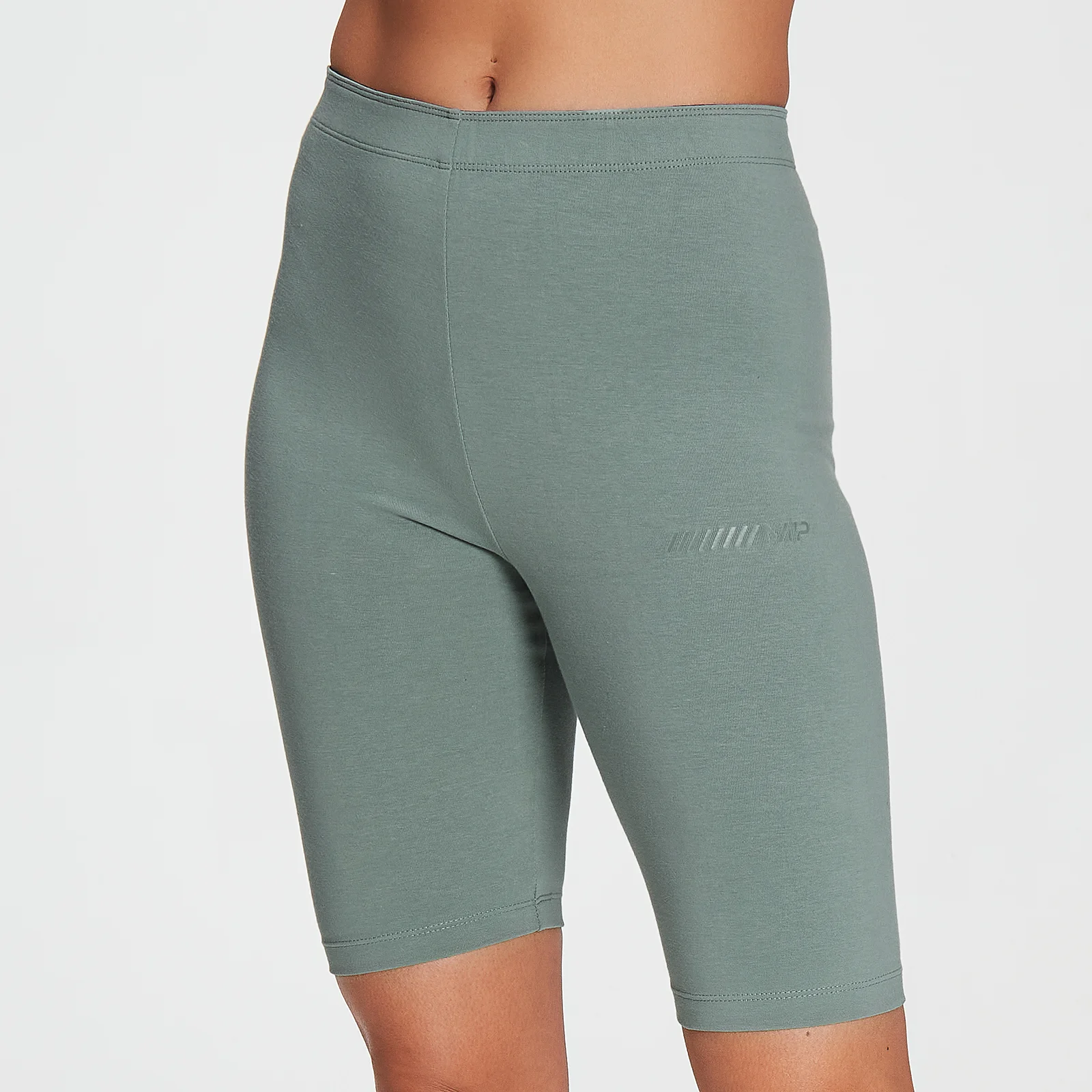 MP Women's Tonal Graphic Cycling Shorts - Washed Green - XXS vaizdas 1