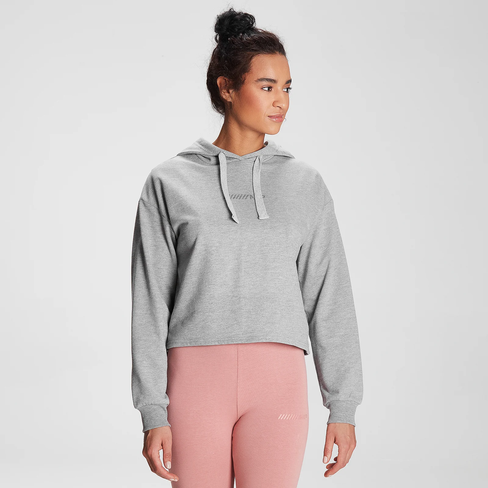MP Women's Tonal Graphic Hoodie - Grey Marl - XXS vaizdas 1