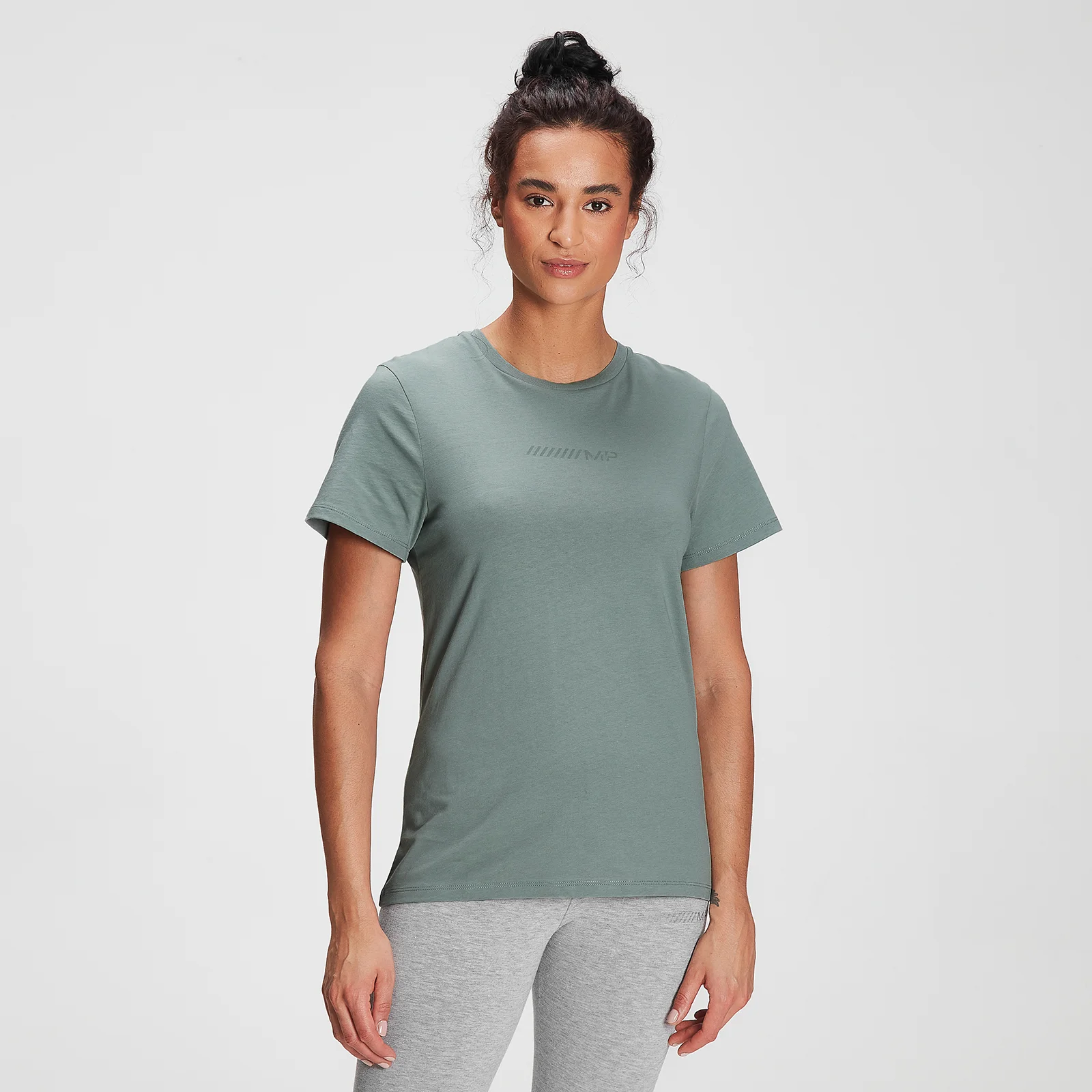 MP Women's Tonal Graphic T-Shirt - Washed Green - XXS vaizdas 1