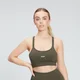 MP Moteriška liemenėlė Central Graphic Bra - Dark Olive