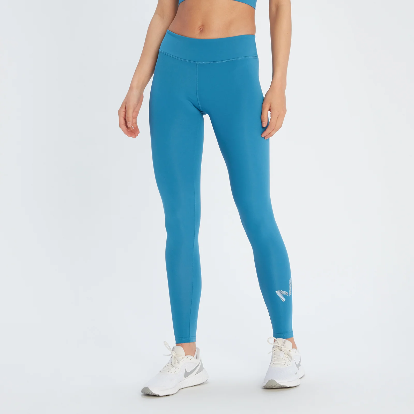 MP Women's Printed Training Leggings - Pilot Blue - XXS vaizdas 1