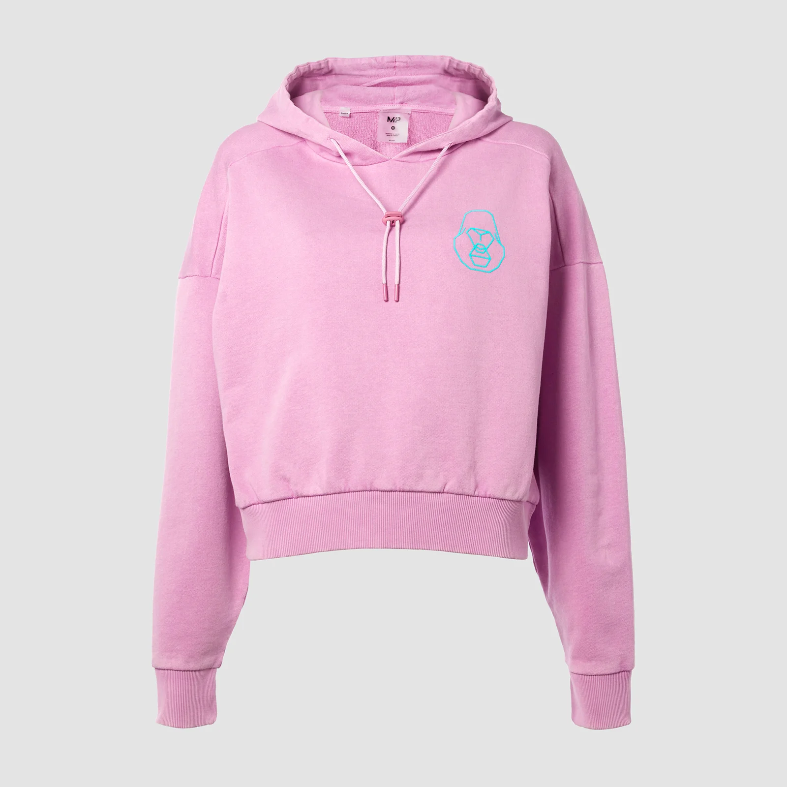 MP X Zack George Women's Washed Crop Hoodie - Pink Lavender - XXS vaizdas 1