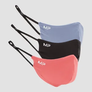 MP kaukė (3 pakuotės) - Juoda/raudona/rožinė/Galaxy - Colour Black/Berry Pink/Galaxy