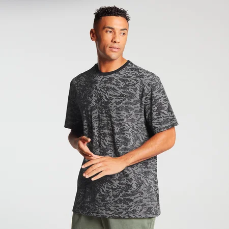 MP vyriški treniruočių marškinėliai trumpomis rankovėmis Camo Oversized T-Shirt - Black