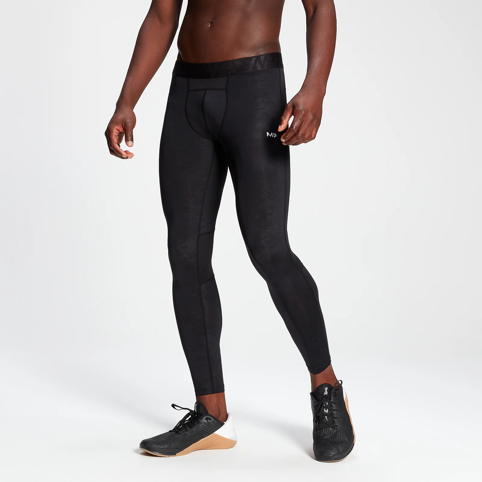 MP Men's Engage Baselayer Leggings - Black - XXS vaizdas 1