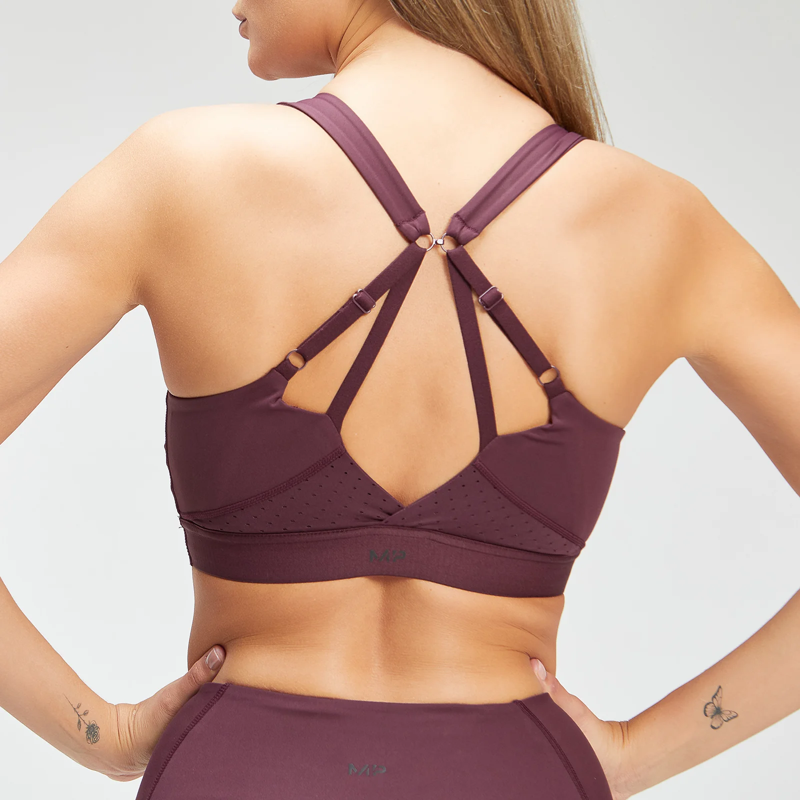 MP Moteriška sportinė liemenėlė "Power Ultra" - Port/Black - XXS vaizdas 1